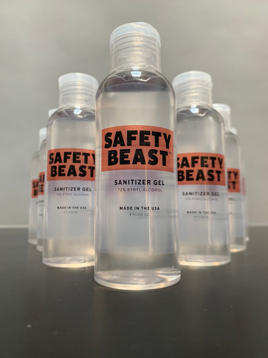 Sanitizer Gel 4 oz bottle - 10 Pack